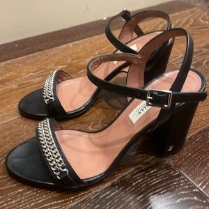 Bally block heel sandal